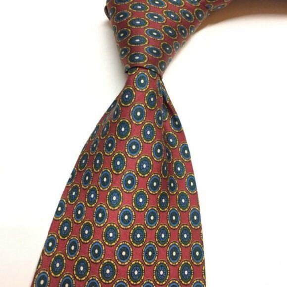 ZODIAC Men's Silk Tie Vintage Retro Accessories Premium handmade Italy One Size - Picture 5 of 8